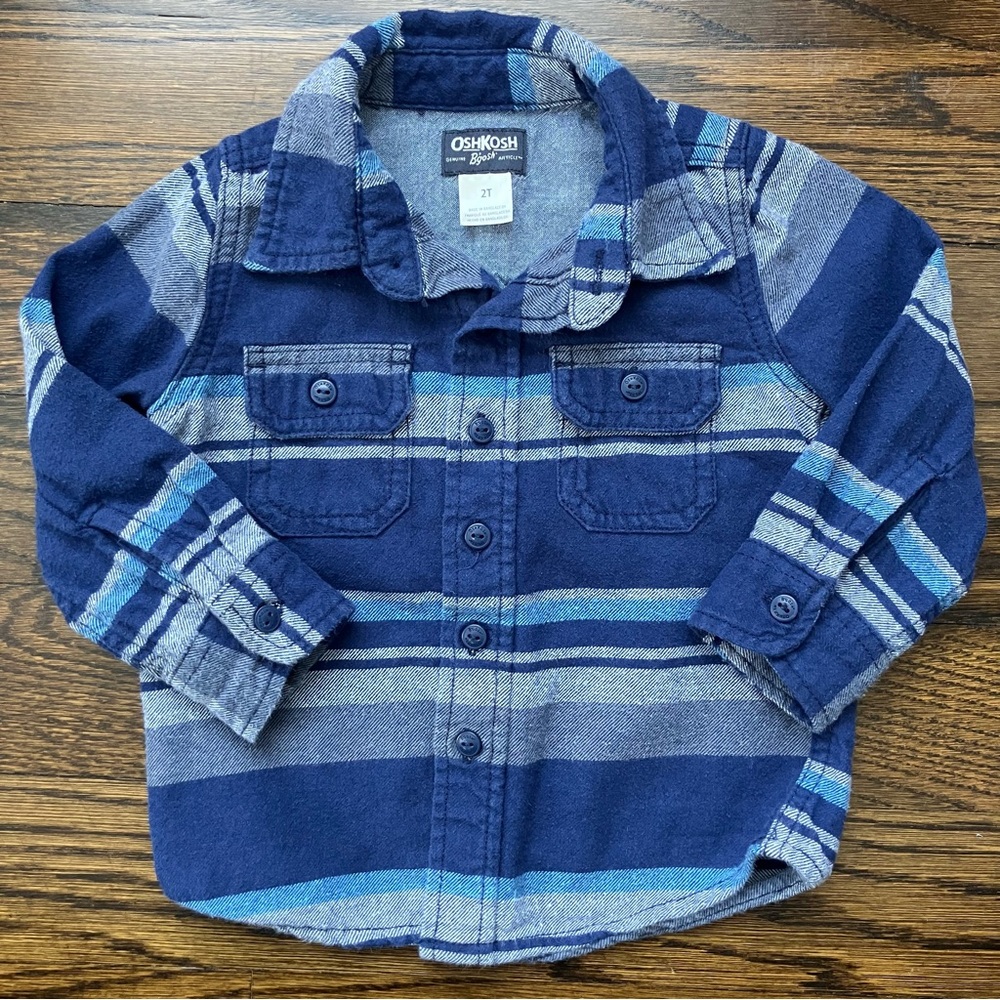 Oshkosh Flannel Button Down Shirt